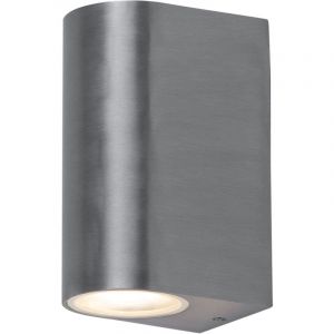 Applique murale up and Down ext&eacute;rieur GU10 &eacute;clairage ext&eacute;rieur porte d'entr&eacute;e &eacute;clairage de fa&ccedil;ade argent Applique murale ext&eacute;rieur terrasse, brillant