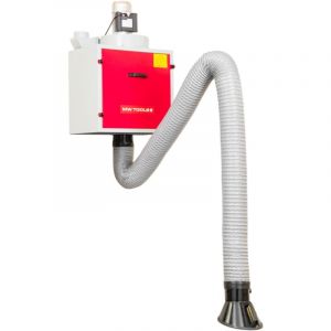 Mw Tools - Aspirateur de fum&eacute;e de soudage mural 1400m&sup3;/h 1,1kW 230V LA1201