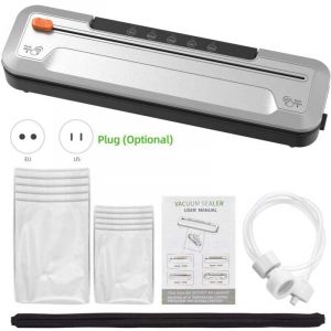 Machine de mise sous vide puissante et compacte (gris argent&eacute;)