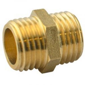 Plug anal double en laiton - 1 1/2", GIBALTO