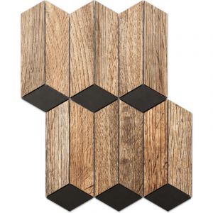 Mosaïque en grès sur maille pour salle de bain ou cuisine 33.5cm x 30cm - Alcantara