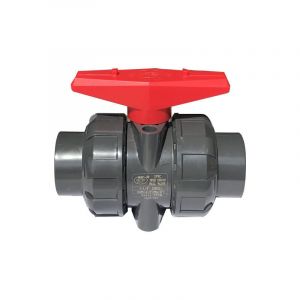 Aougo - Vanne double union à coller diam 40 mm vanne boisseau pvc robinet boisseau sphérique robinet a bille sphere pour piscine,DN32 (Diamètre