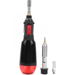 Jeffergarden Fer &agrave; souder &agrave; gaz portable HT-1935-3, stylo chauffant multifonctionnel &agrave; butane, outil de soudage pneumatique