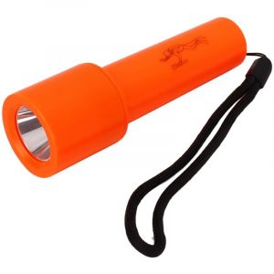 Lampe torche sous-marine &agrave; LED &eacute;tanche, lumi&egrave;re forte, lampe de poche de plong&eacute;e portable, p&ecirc;che de nuit, ext&eacute;rieur, orange