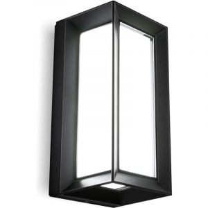 Applique Murale Ext&eacute;rieur Moderne luminaire LED Lampe Murale montante &Eacute;tanche IP65 porche terrasse jardin all&eacute;es escaliers Blanc Froid