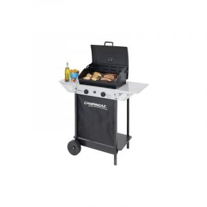 Campingaz - Barbecue en pierre de lave Rocky Xpert100L en acier avec grille d'allumage e'lectrique pie'zo