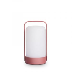 Lampadaire Intérieur Extérieur Batterie Jardin Terrasse Rechargeable Rouge, Lampe De Table 5 (Batterie Rechargeable) - Paco Home