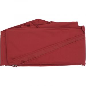 Jamais utilisé] Toile de rechange pour parasol HHG 692, 8 baleines rondes Ø4m 220g/m² Polyester, Toile de rechange p.ex. pour Parasol déporté HHG