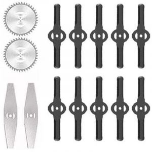 Accessoires pour tondeuses &agrave; gazon Lames de d&eacute;sherbeur &eacute;lectrique Lames de scie Manche t&eacute;lescopique l&eacute;ger pour la coupe du gazon, l'entretien de