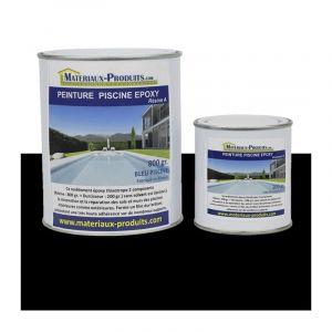 Peinture Piscine Epoxy - 1 Kg Noir Matpro