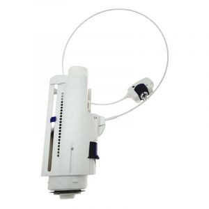 Mécanisme de chasse réservoir WC encastré SAS NICOLL, câble long double volume