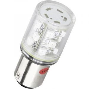 52190111 Ampoule led rouge BA15d 12 v/dc, 12 v/ac 75 mA 20 lm - Barthelme