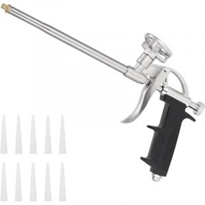 1 Pi&egrave;ces Pistolet Mousse Expansive avec 10 Buses, Pistolet pour Mousse Expansive, Pistolet Mousse Polyurethane, Pas Besoin de Nettoyant, pour
