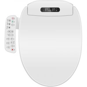Abattant de Toilette Japonais WC Lavant et si&egrave;ge Chauffant s&eacute;chage Automatique, Eau Chaude &Eacute;l&eacute;gant et &Eacute;co-Responsable
