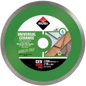 Rubi - Disque à tronçonner diamant pour coupe humide cev 250 SuperPro 250 mm