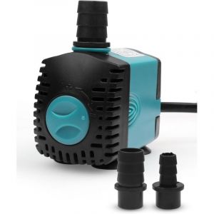 Mini Pompe d'aquarium (450L/H, 6W) pompe &agrave; eau, pompe de bassin Pompe submersible Pompe &agrave; eau Pompe fontaine 0,8 m