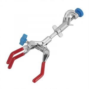 Ineasicer - Pince à flacon pivotante réglable à trois branches Support de laboratoire pour éprouvette Condenseur de laboratoire