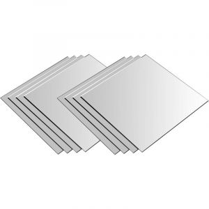 Miroirs carr&eacute;s 20x20cm mosaique carr&eacute; Lot de 8