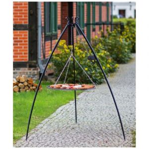 Barbecue sur Tr&eacute;pied doua avec grille en acier-60-70-80 -50 cm--
