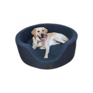 Lit pour chien de luxe XXL - 90 x 30 cm - housse lavable - graphite - lit pour chien canap&eacute; pour chien lit pour chien lit pour chien