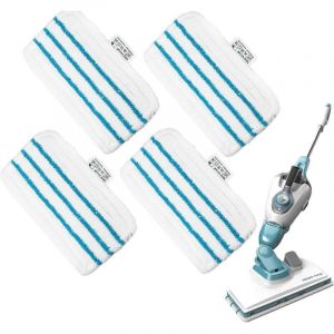 4pcs Lingettes pour Balais Vapeur, pour Steam Mop fsm1630s Nettoyeur Vapeur, pour FSM1630, FSM1616, FSMH13E5, FSM1321, FSM1605, FSMH13151SM, FSMP20,