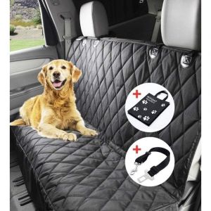 Housse de si&egrave;ge pour Chien Couverture Protection de Banquette Si&egrave;ge imperm&eacute;able Hamac pour Chien avec et Sac de Transport pour Voiture Nettoyage