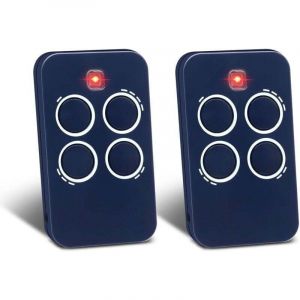 2 pi&egrave;ces de rechange pour t&eacute;l&eacute;commande Genius, 433,92 MHz pour garage 4 canaux compatible avec GENIUS ECHO TX4 433 RC,ECHO TX2 433 RC,TE443H BRAVO
