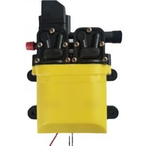 Pompe &agrave; Eau &agrave; Pression, 12V 120W 8L Pompe &agrave; Membrane &agrave; Eau Haute Pression, Pompe &agrave; Eau &eacute;lectrique Automatique avec connecteur en cuivre pour Salle de