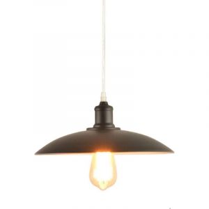 Suspension industrielle vintage Edison, plafonnier classique en m&eacute;tal pour hall d'entr&eacute;e, bar, restaurant, bureau, style r&eacute;tro, sans ampoule, douille