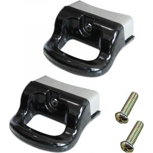 2 Pcs Poign&eacute;e pour Autocuiseur Poign&eacute;e de Support Lat&eacute;rale pour Autocuiseur Poign&eacute;es en Bak&eacute;lite Noires de Remplacement avec Poign&eacute;e en Bak&eacute;lite pour