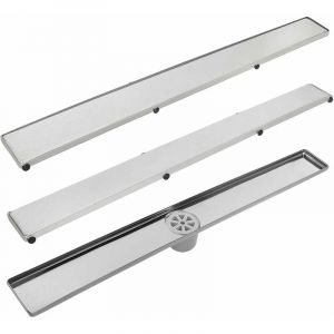 copie de Caniveau de douche Magnum Cadre en acier inoxydable 316L - Différentes tailles (600 à 1000 mm) Taille: 80 cm