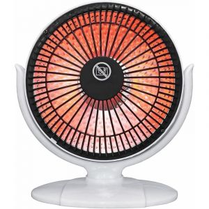 Chauffage d'espace Portable, 200 W Mini radiateur électrique à Tube de Quartz Infrarouge Portable pour Bureau, Maison, pièce entière