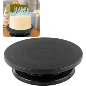 Plateau &agrave; G&acirc;teau Rotatif，27 cm Plateau Tournant Gateau,Plateau Tournant Patisserie,Plateau Rotatif avec Pied pour g&acirc;teau,Accessoires de p&acirc;tisserie