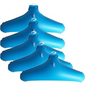 Lauwexe - 5 pièces Pliable cintre gonflable en PVC,cintres gonflables résistant au vent, antidérapante, Crochet en métal, pour intérieur et