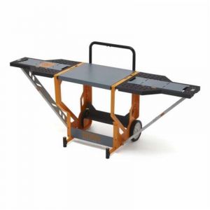 Portacube str &ndash; &Eacute;tabli mobile pour scie &agrave; onglet &ndash; Surface extensible jusqu'&agrave; 2286 mm - Bora