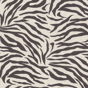 Papier peint motif animal Profhome 782171 papier peint intiss&eacute; gaufr&eacute; &agrave; chaud lisse avec des motifs z&eacute;bre mat blanc noir 5,33 m2
