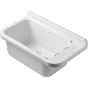Cr Smart - Aqualine C&eacute;ramique - Vidoir murale 60x34 cm, plastiqueique/blanc PI5060