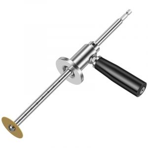 Coupe-Tube Int&eacute;rieur en PVC, Acier Inoxydable Coupe-Tuyau Plastique avec Molette et Poign&eacute;e Profondeur de Coupe R&eacute;glable de 17,78cm Convient Aux