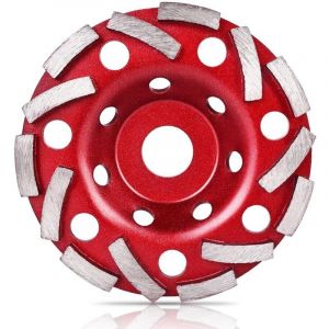 Disque de Poncage Beton, Meule Diamant&eacute;e, Disque Diamant 125 Beton, Diamant&eacute;e Disque de Poncage Beton Pour B&eacute;ton, Granit, Ma&ccedil;onnerie, Pierre