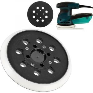 Patin de ponçage auto-agrippant 125 mm compatible avec Bosch pex 300 ae 400 ae 4000 ae 125 mm,Ponceuse Excentrique par Poweka