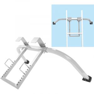 Jeffergarden Stabilisateur d'&eacute;chelle en acier, crochet de toit, entretoise pour peinture d'escalade, gris argent&eacute;