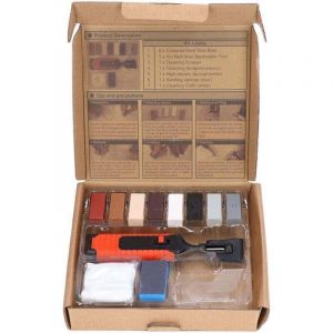Kit de R&eacute;paration de Carrelage, Stylo Chauffant &eacute;lectrique pour R&eacute;paration de Carrelage, Ensemble de Blocs de Cire avec 8 Blocs de Cire, Outils de