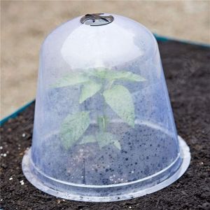 6 PCS R&eacute;utilisable Jardin Plante Cloche En Plastique Dme De Protection Semis Couvre pour Jardin Ext&eacute;rieur.