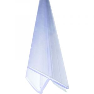 Joint de douche Joint de but&eacute;e 180 degr&eacute;s Transparent Ouverture d'un c&ocirc;t&eacute; de la porte de douche, L&egrave;vre de douche en pvc, Joint d'&eacute;tanch&eacute;it&eacute; pour