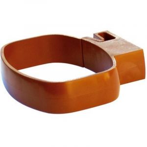 First Plast - Collier bride pour tube de descente pvc best &Oslash;92x57 - effet cuivre