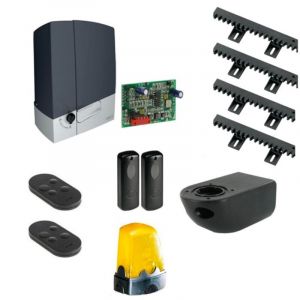 CAME Kit Automatisme de portail coulissant BXV6 + 4m cremaillere + 1 Top Connect 600KG 24V BXV600