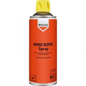 Lubrifiant pour câbles métalliques - 400ml - 20015 - Ce produit de marque est neuf. - Rocol