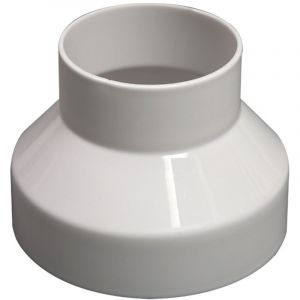 Linghhang &ndash; Joint de tuyau de ventilation 180 mm &ndash; Adaptateur femelle 180 mm vers m&acirc;le 110 mm &ndash; PVC r&eacute;sistant &agrave; la corrosion &ndash; Pour installations VMC