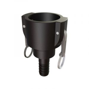 CPP - Raccord Camlock femelle 2'' - male cannel&eacute; droit avec &eacute;crou tournant en polypropyl&egrave;ne &oslash; a: 2'' &oslash; b: 25mm