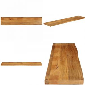 Dessus de table à bord vivant 180x20x3,8cm bois massif manguier - Dessus De Table - Table Basse - Plateau De Table - Bois Massif - Manguier - Home &